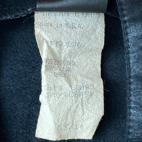 Vintage LBD Frederick's Of Hollywood Cut Out Sides Little Black Dress Size 13 14 - Picture 7 of 10